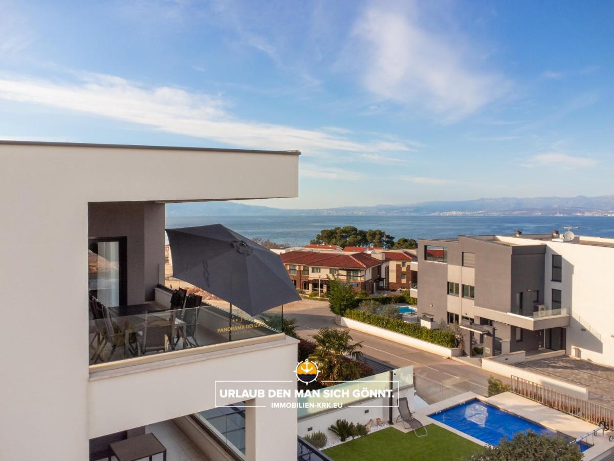 Апартаменты Penthouse Panorama Deluxe In Малинска Экстерьер фото