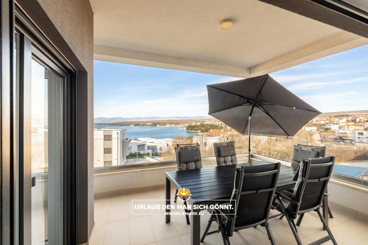 Апартаменты Penthouse Panorama Deluxe In Малинска Экстерьер фото