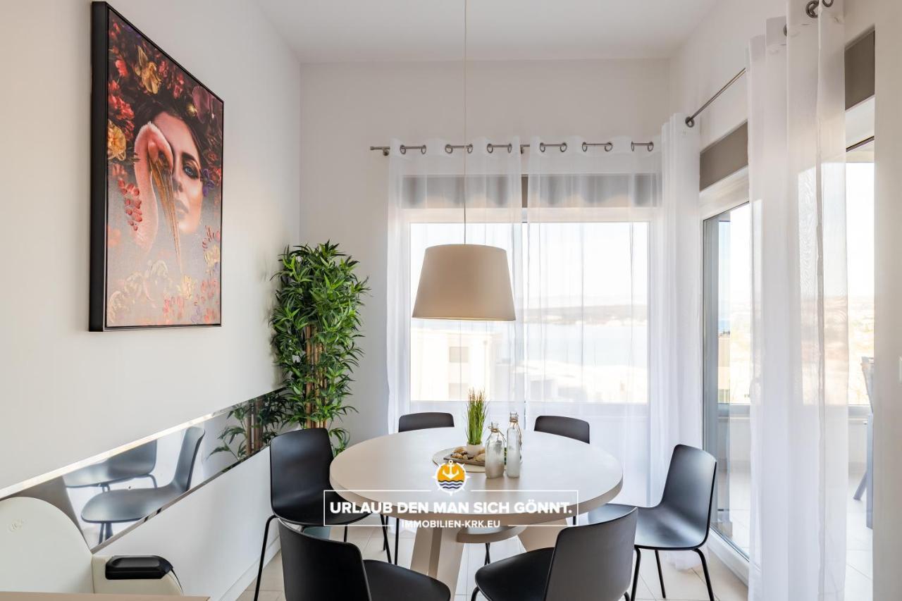 Апартаменты Penthouse Panorama Deluxe In Малинска Экстерьер фото