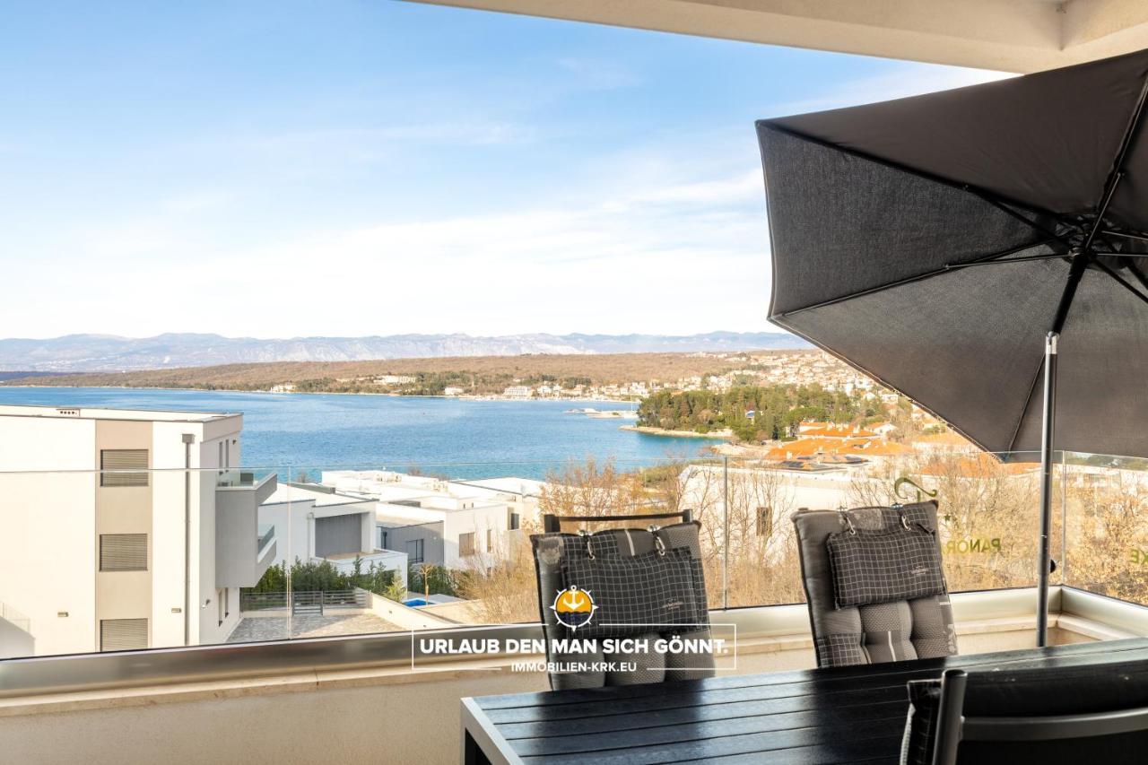 Апартаменты Penthouse Panorama Deluxe In Малинска Экстерьер фото